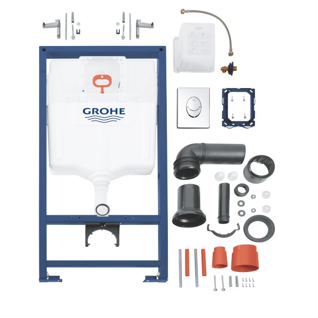 Grohe Rapid SL комплект 3-в-1 для унитаза (кнопка Skate Air) + 37131000 (38721001)