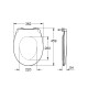 Grohe Сиденье для унитаза Bau Ceramic soft close (39493000)