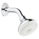 Grohe New Tempesta 100 Верхний душ и душевой кронштейн, 4 режима струи (27870001)