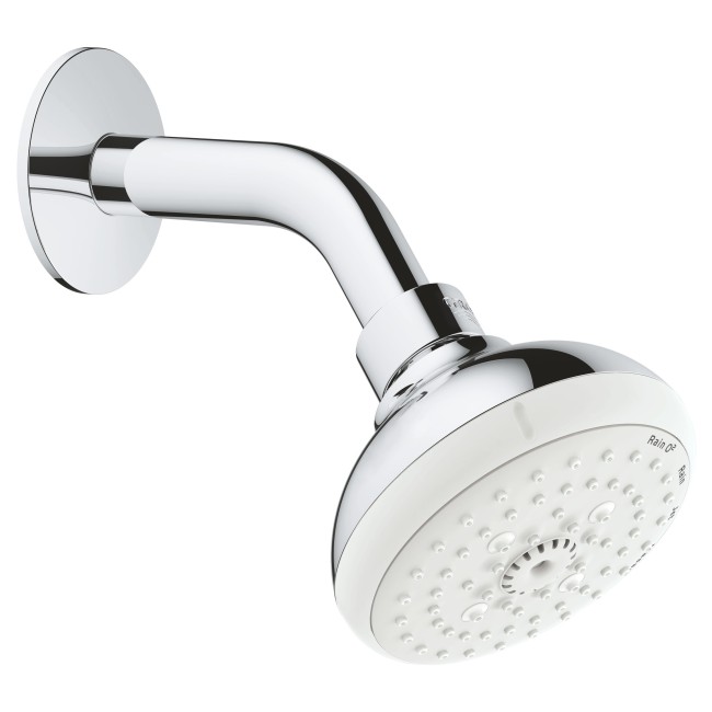 Grohe New Tempesta 100 Верхний душ и душевой кронштейн, 4 режима струи (27870001)