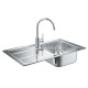 Grohe Комплект Мойка для кухни 860 x 500 мм + Concetto Однорычажный смеситель (31570SD0)