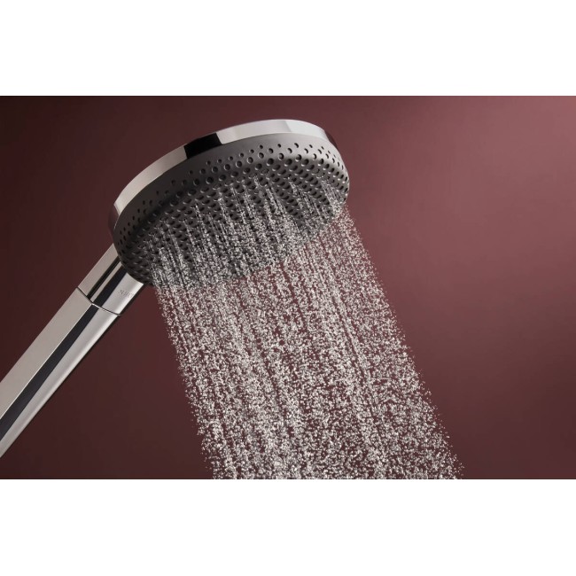 Ручной душ hansgrohe Raindance Alive Select S, 24512340 EcoSmart+, черный матовый хром