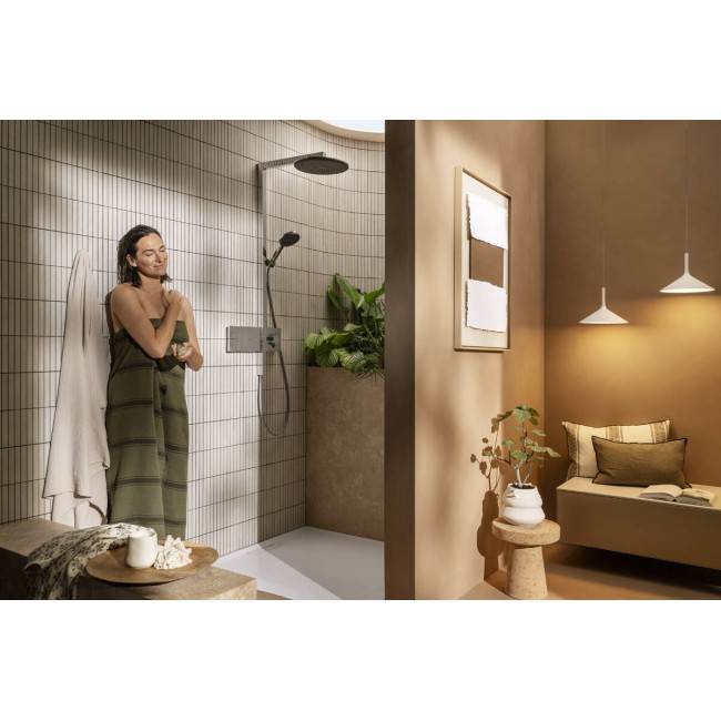 Душевая система hansgrohe Raindance Alive S 300 1jet EcoSmart с ShowerSelect Comfort, 24583000 хром