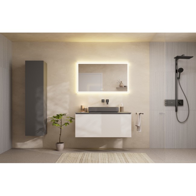 Душова система hansgrohe Raindance Alive Q 210/340 2jet EcoSmart з ShowerSelect Comfort, 24591670 чорний матовий