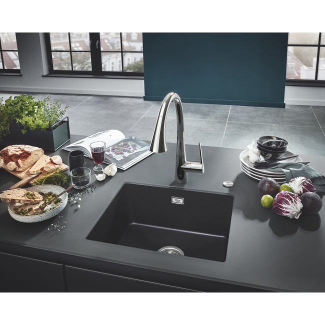 Grohe Мойка для кухни 533 x 457 мм, Granite Black (31654AP0)