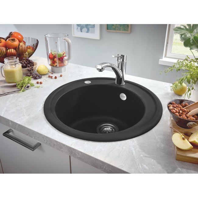 Grohe Мийка для кухні D=510 мм, Granite Black (31656AP0)