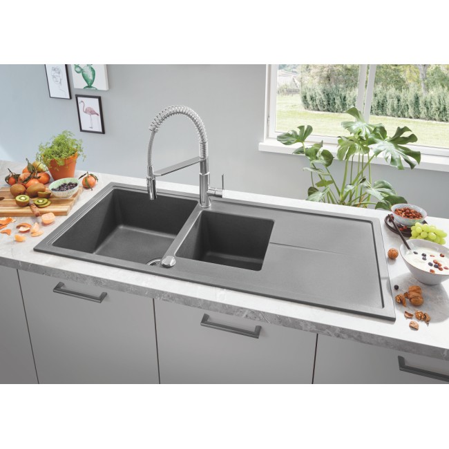 Grohe Мийка для кухні 1160 х 500 мм, Granite Grey (31643AT0)