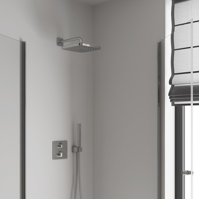 Grohe Tempesta 250 Cube Верхній душ з кронштейном до стіни з WaterSaving (26687000)