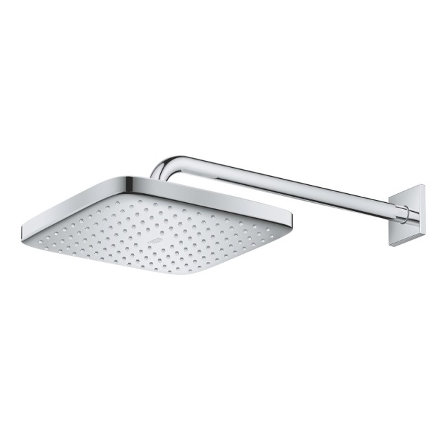 Grohe Tempesta 250 Cube Верхній душ з кронштейном до стіни з WaterSaving (26687000)