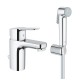 Grohe BauEdge Смеситель однорычажный для раковины S-Size с гигиеническим душем (23757000) Grohe BauEdge Смеситель однорычажный для раковины S-Size с гигиеническим душем (23757000)