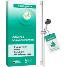 Душовий набір hansgrohe Activera Select S 2jet EcoSmart, 28046000 зі стійкою 90 см, хром