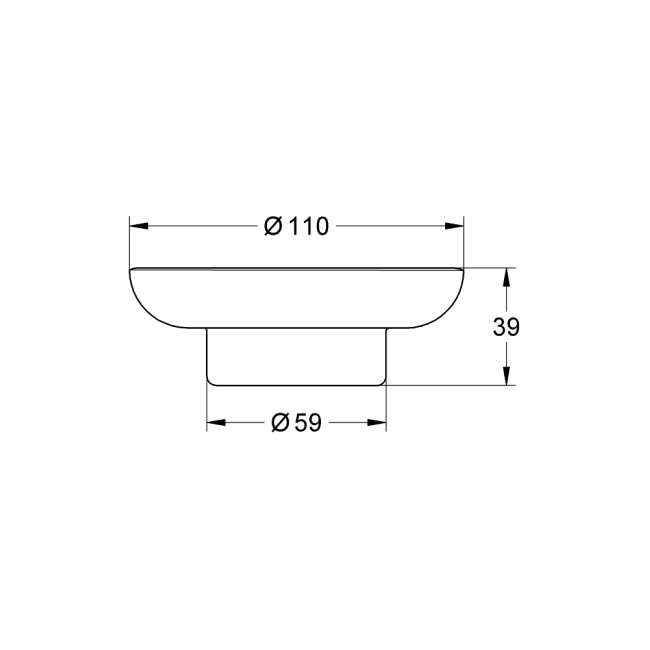 Grohe QuickFix Start Мыльница (без держателя) (41182000)