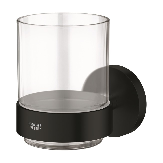 Grohe QuickFix Start Стакан стеклянный с держателем (411942430)