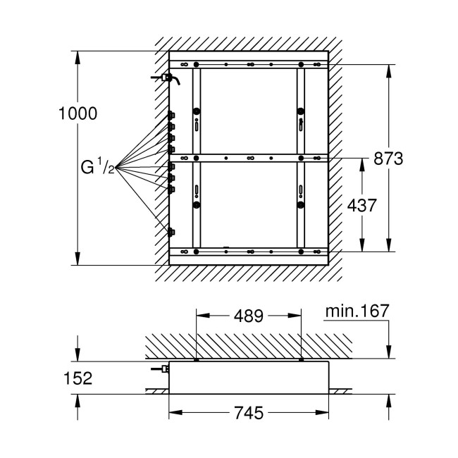 Ручной душ hansgrohe Rainfinity 130 3jet EcoSmart 26865000, хром