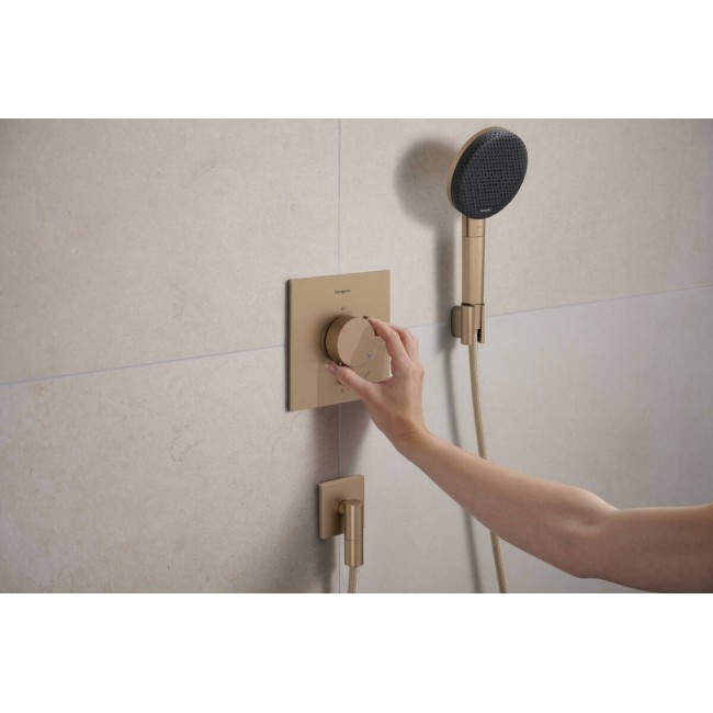 Термостат скрытого монтажа hansgrohe Ecostat Comfort E 1 function, 33710140 бронза