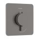 Термостат скрытого монтажа hansgrohe Ecostat Comfort Q 1 function, 33712340 черный матовый хром
