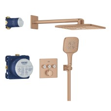 Grohe Grohtherm SmartControl Прихована душова система з Rainshower SmartActive 310 Cube (34864DL0)