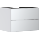 Тумба Xevolos E 780/550, з 2 шухлядами для столешні з вирізом посередині, 54187320 Matt White