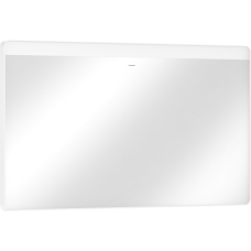 Зеркало Xarita Lite Q 1200 / 700 с горизонтальным LED светильником, белый матовый 54959700