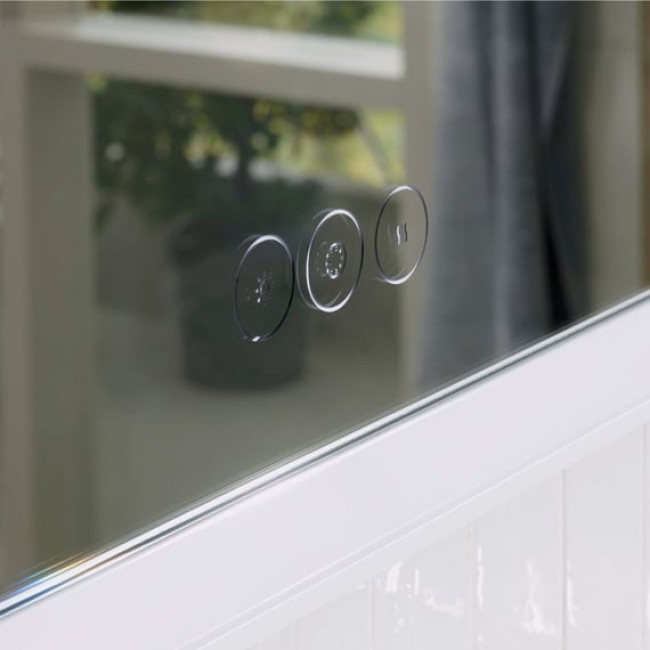 Зеркало Xarita E 800 / 700 с LED подсветкой и датчиком прикосновения, белый матовый 54987700