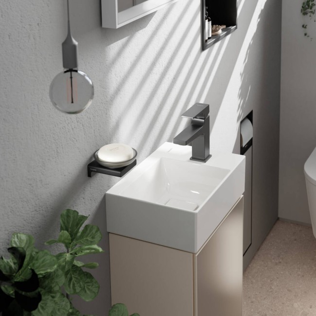 Умывальник 360/250 hansgrohe Xevolos E с отверстием справа, без перелива, SmartClean 61086450
