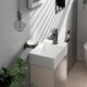 Умывальник 360/250 hansgrohe Xevolos E с отверстием справа, без перелива, SmartClean 61086450