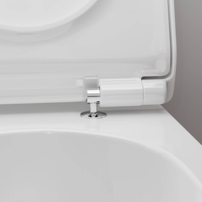 Унитаз подвесной hansgrohe EluPura S AquaHelix Flush, HygieneEffect 62025450 с сиденьем и крышкой Slim
