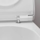 Унитаз подвесной hansgrohe EluPura S AquaHelix Flush, HygieneEffect 62025450 с сиденьем и крышкой Slim
