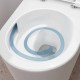 Унитаз подвесной hansgrohe EluPura S AquaHelix Flush, HygieneEffect 62025450 с сиденьем и крышкой Slim