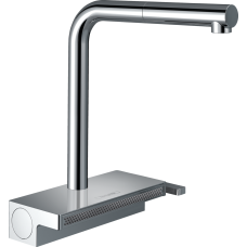Змішувач hansgrohe Aquno Select M81 для кухонної мийки з висувним душем, хром 73836000
