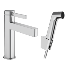 Змішувач hansgrohe Finoris для раковини зі зливним набором, з гігієнічним душем хром 76210000