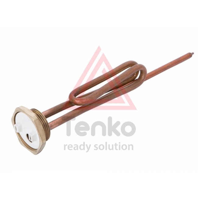 Тэн 2,5 кВт, гайка, гнутый, под анод М6 , под заказ