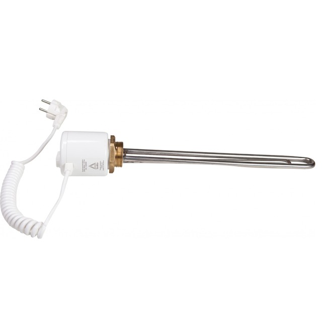 Тэн Tenko RS 1,5 кВт, резьба 1"1/4 ,прямой, с термостатом, нерж.