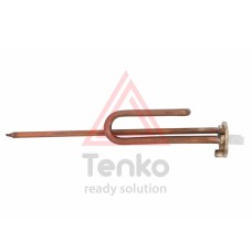 Тэн 1,5 кВт, фланец, гнутый, под анод М6