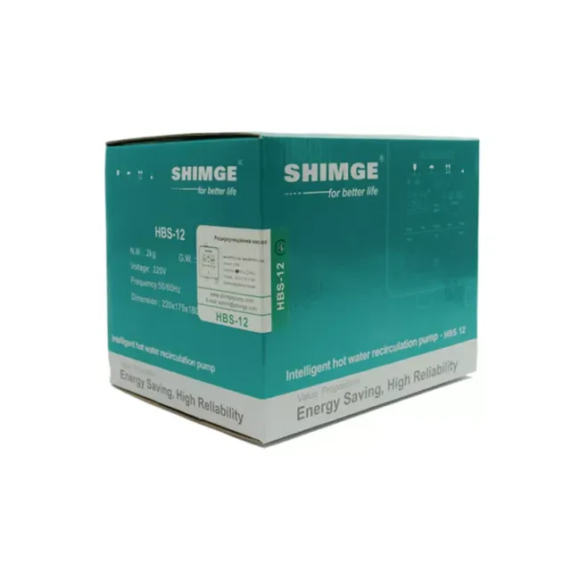 Насос рециркуляційний Shimge HBS-12 220 В 0,06 кВт H 12 Q 16 л/хв