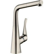 Змішувач hansgrohe Metris для кухонної мийки 14821800 під сталь