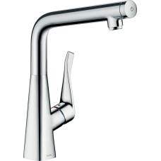 Змішувач hansgrohe Metris Select для кухонної мийки, хром 14883000