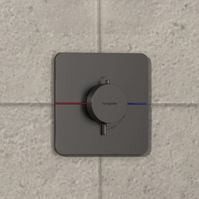 Термостат hansgrohe ShowerSelect Comfort Q для душа 15588340 черный матовый хром