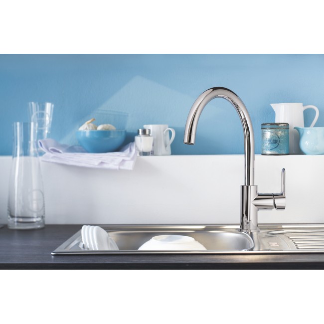 Grohe BauLoop Смеситель однорычажный для мойки (31368000)