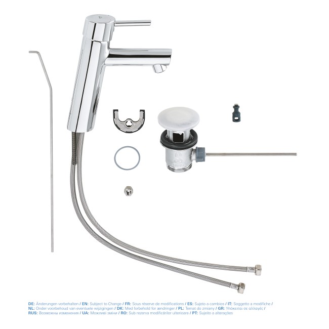 Grohe Concetto Смеситель однорычажный для раковины M-Size (23450001)