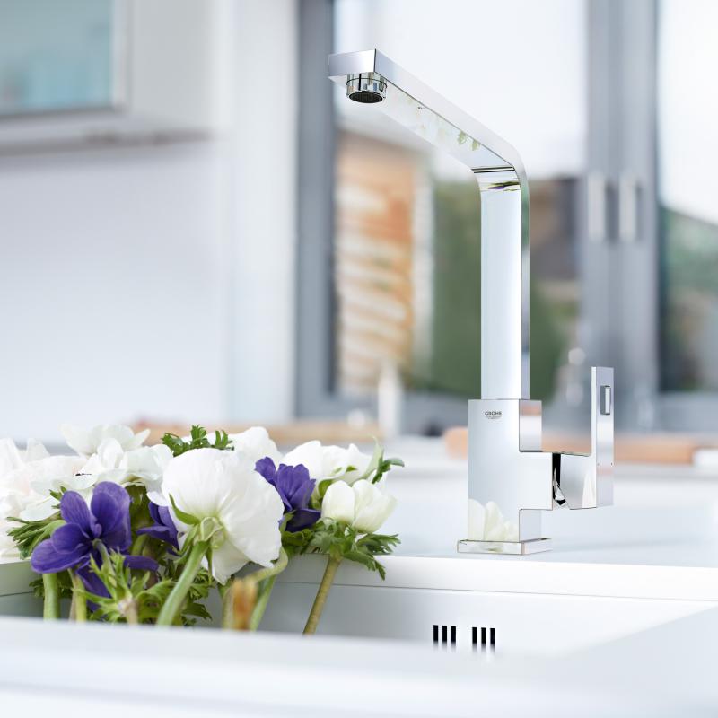 Grohe Eurocube Смеситель однорычажный для мойки (31255000)