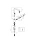 Grohe Eurocube Смеситель однорычажный для мойки (31255000)