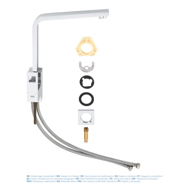 Grohe Eurocube Одноважільний змішувач для мийки (31255000)