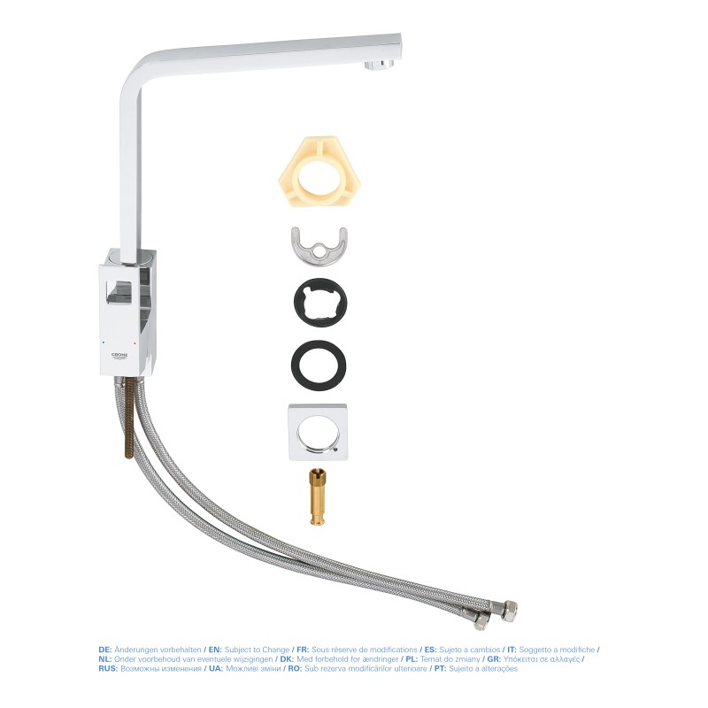 Grohe Eurocube Смеситель однорычажный для мойки (31255000)