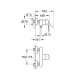Grohe Eurostyle Cosmopolitan Однорычажный смеситель для душа (33590002)