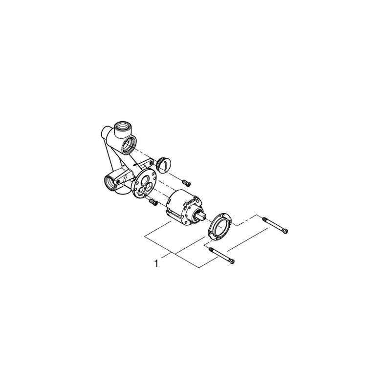 Grohe Встроенная часть смесителя, однорычажный (33963000)