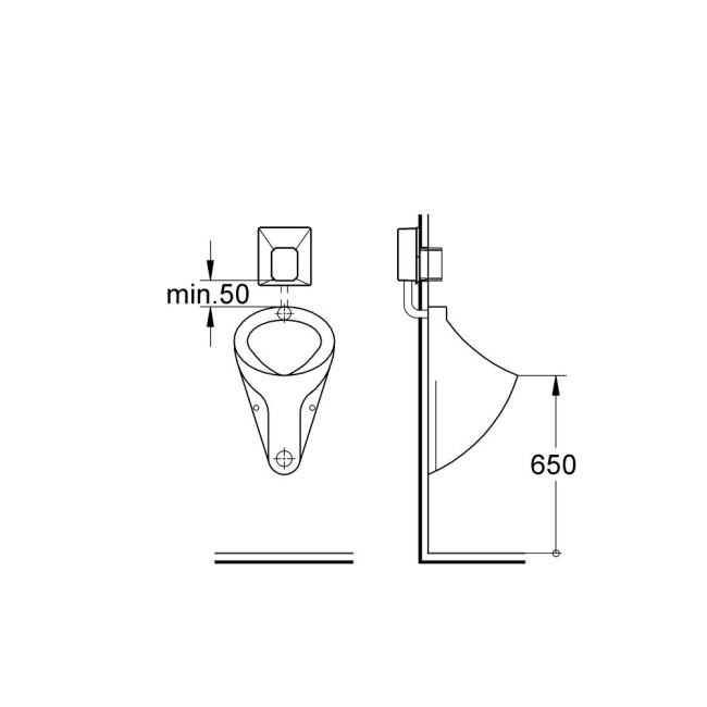 Grohe Rapido UMB Внутренний блок для писсуара (38787000)