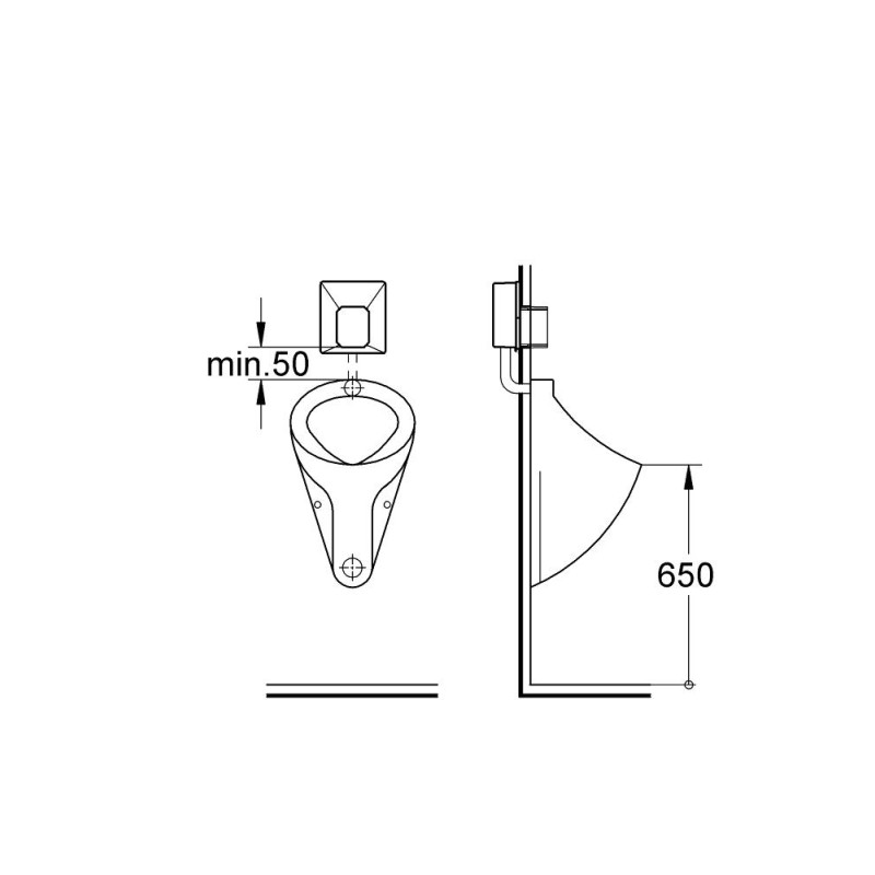 Grohe Rapido UMB Внутренний блок для писсуара (38787000)