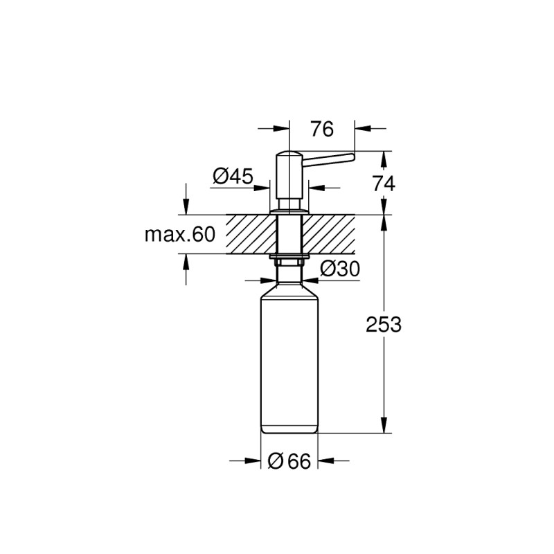Grohe Contemporary Дозатор жидкого мыла (40536DC0) Grohe Contemporary Дозатор жидкого мыла (40536DC0)