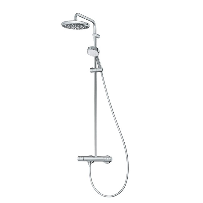 Grohe New Tempesta Cosmopolitan 210 Душова система з термостатом для настінного монтажу (27922001)
